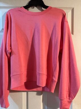 Double Zero Coral Pink Crewneck Sweater